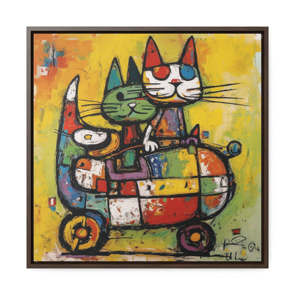 Cat 116, Gallery Canvas Wraps, Square Frame