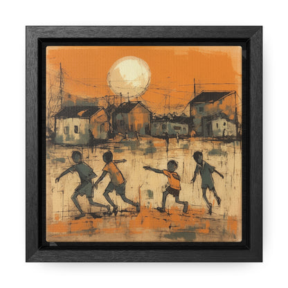 Childhood 25, Gallery Canvas Wraps, Square Frame