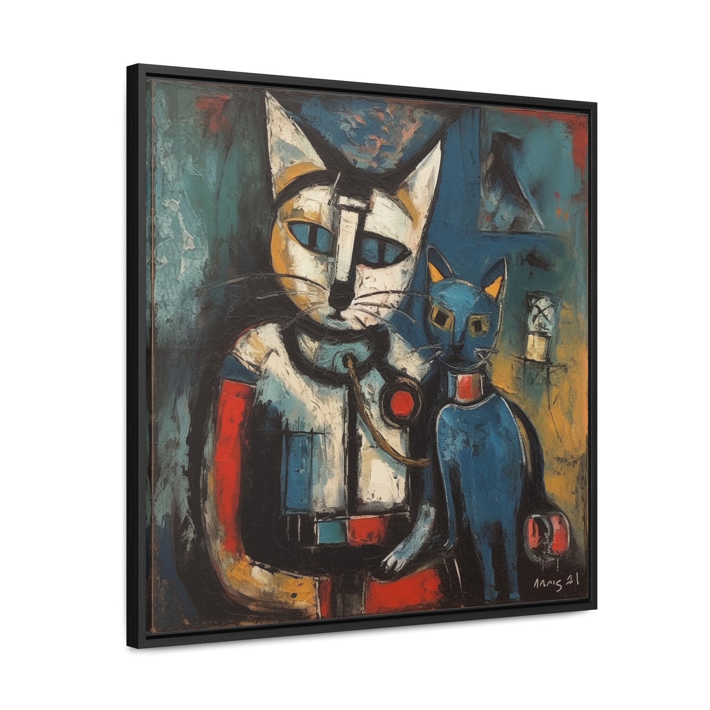 Cat 31, Gallery Canvas Wraps, Square Frame