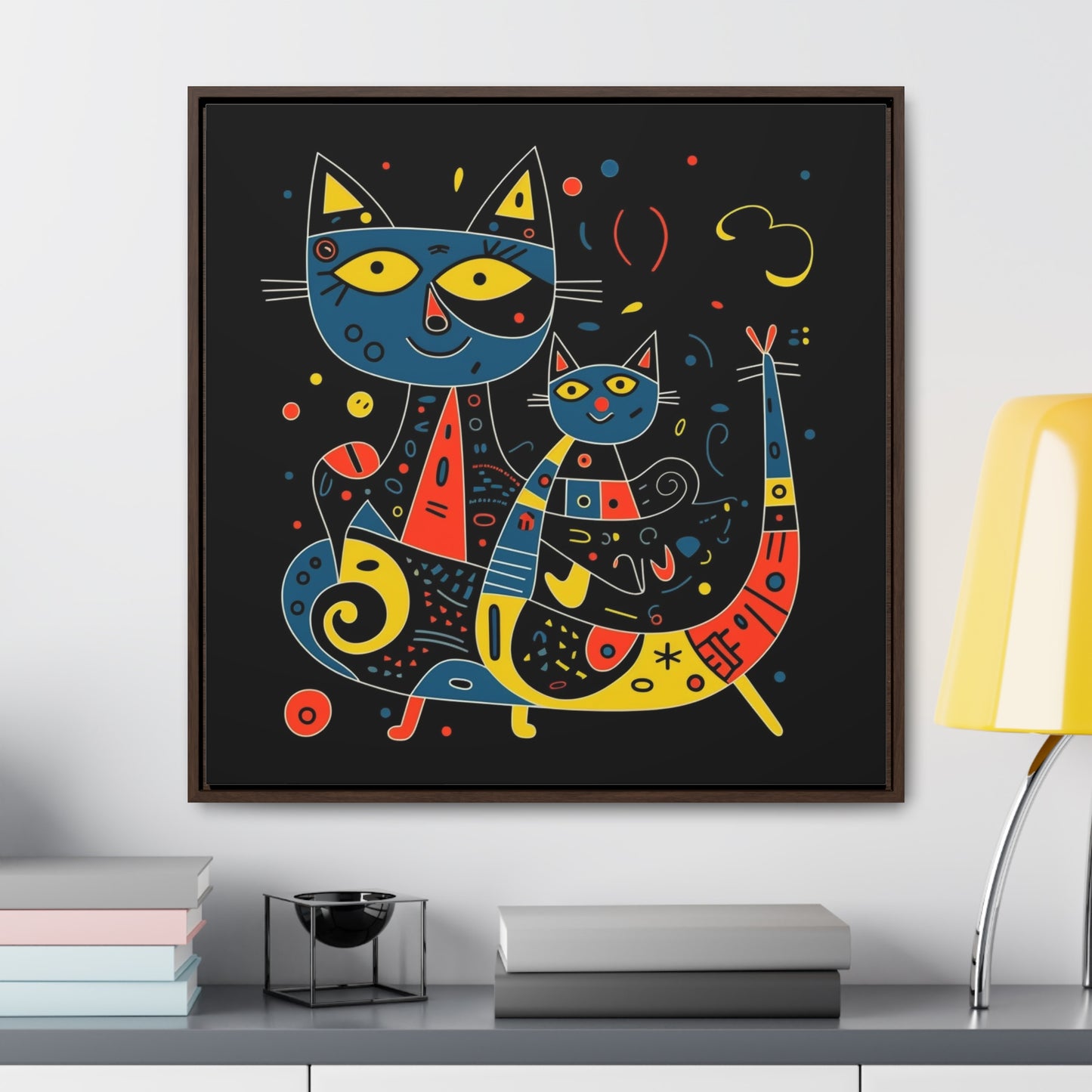 Cat 138, Gallery Canvas Wraps, Square Frame