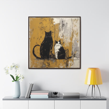 Cat 13, Gallery Canvas Wraps, Square Frame