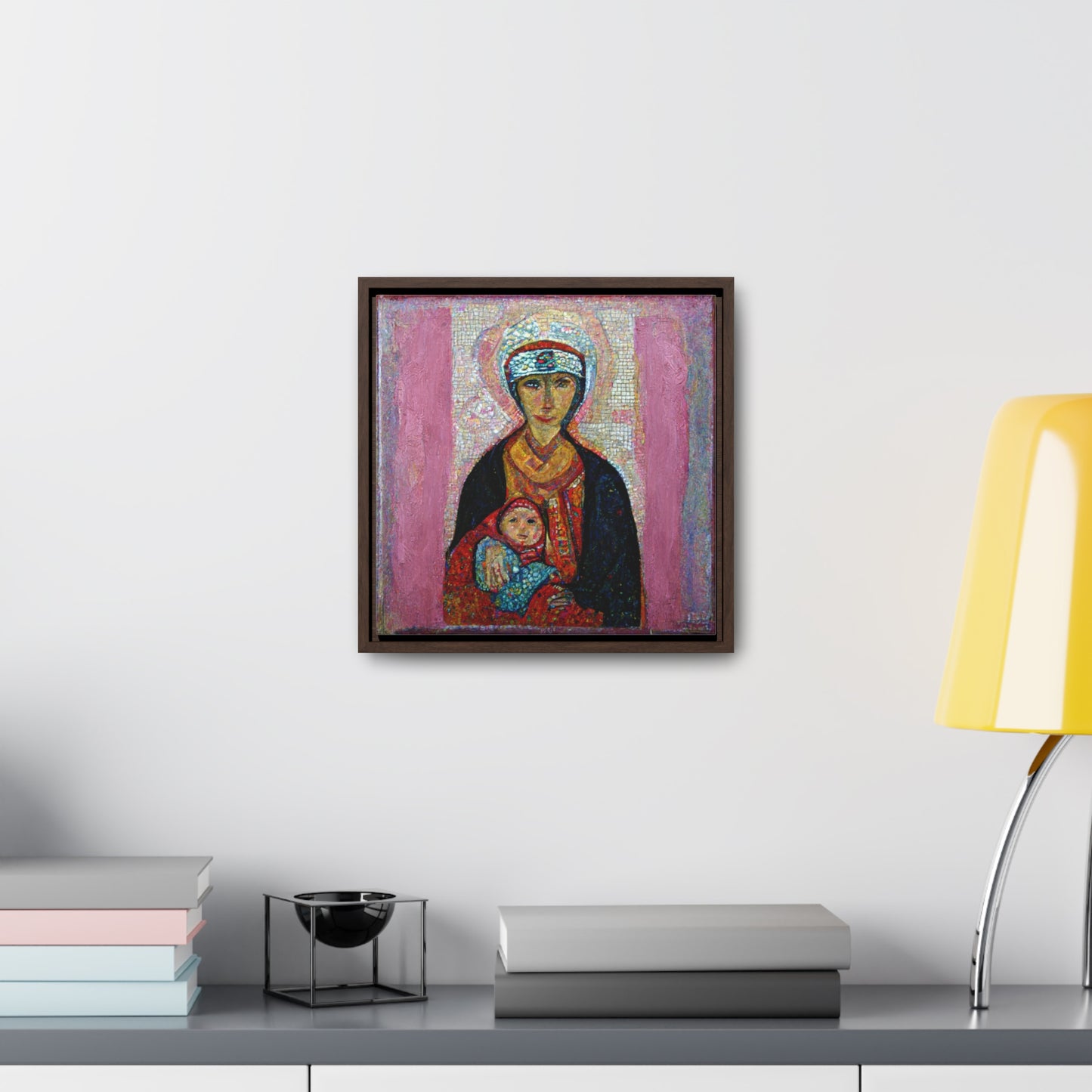 Mary and the Child 23, Valentinii, Gallery Canvas Wraps, Square Frame