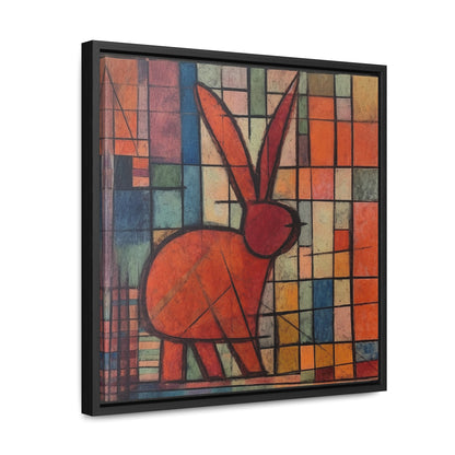 Rabbit 38, Gallery Canvas Wraps, Square Frame