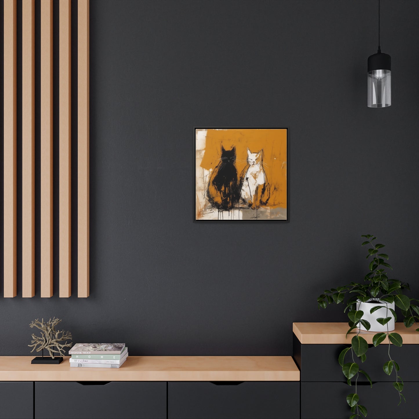 Cat 16, Gallery Canvas Wraps, Square Frame