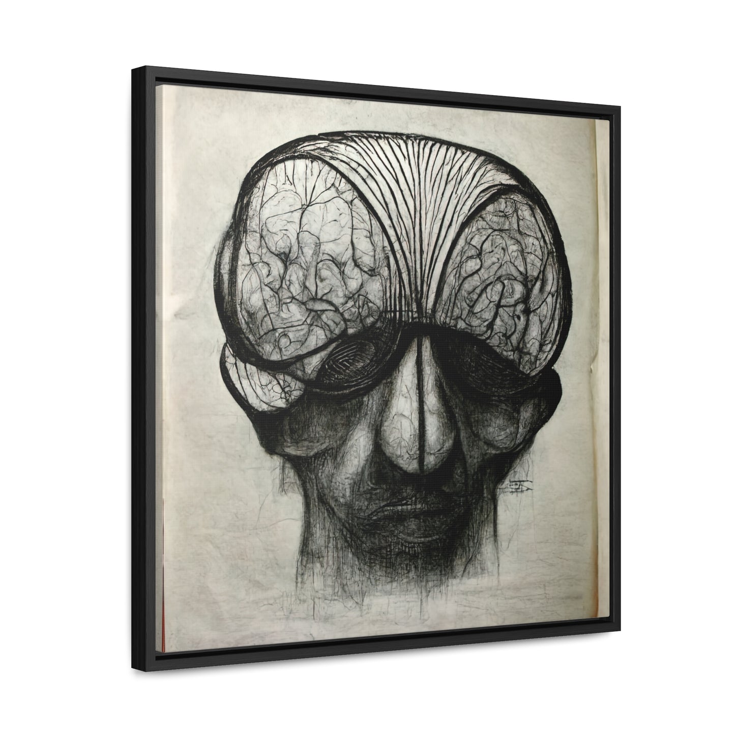 Brain 54, Valentinii, Gallery Canvas Wraps, Square Frame