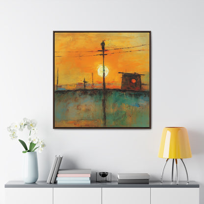 Land of the Sun 50, Valentinii, Gallery Canvas Wraps, Square Frame