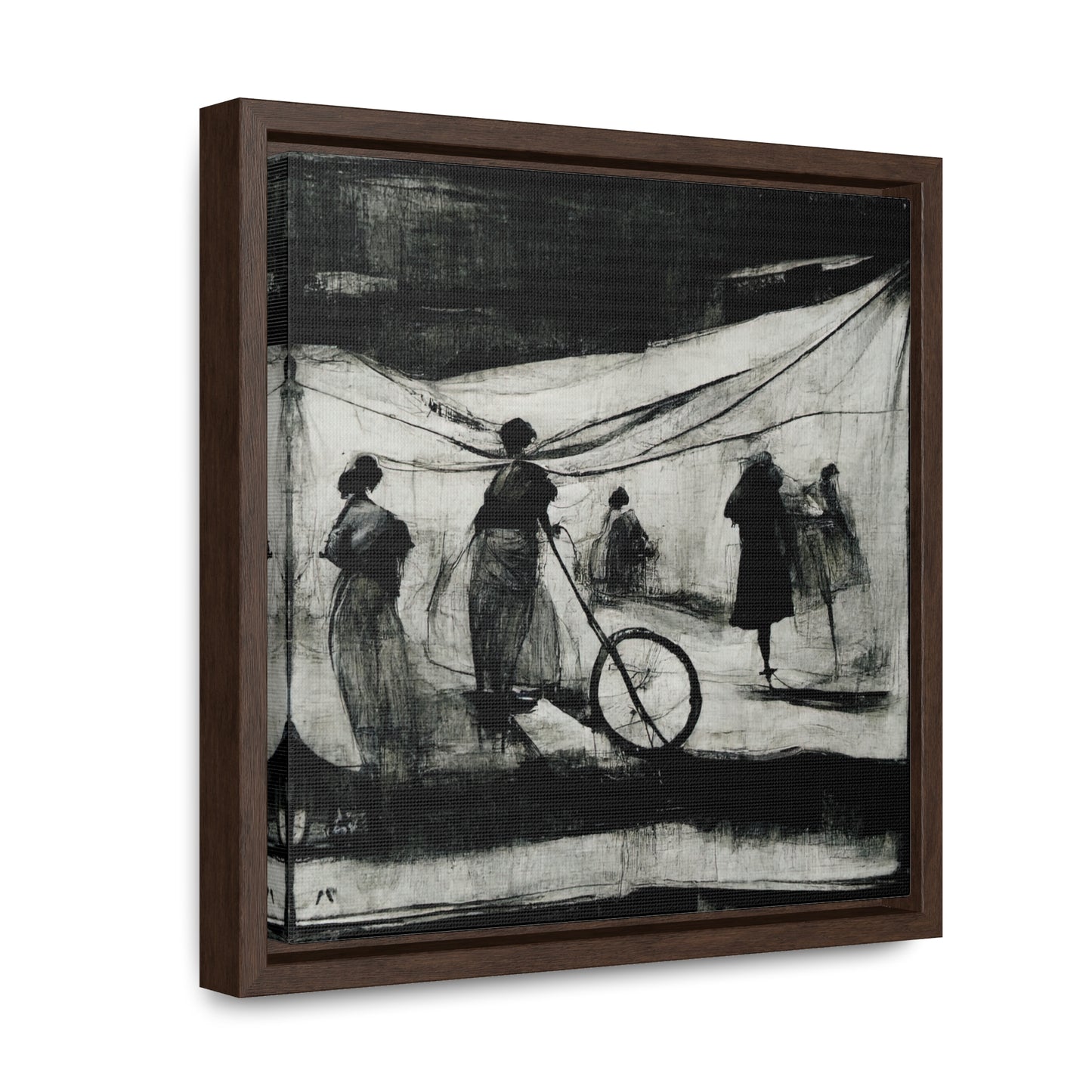 Domestic Memories 34, Valentinii, Gallery Canvas Wraps, Square Frame