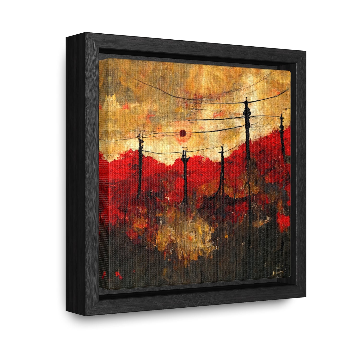 Land of the Sun 24, Valentinii, Gallery Canvas Wraps, Square Frame