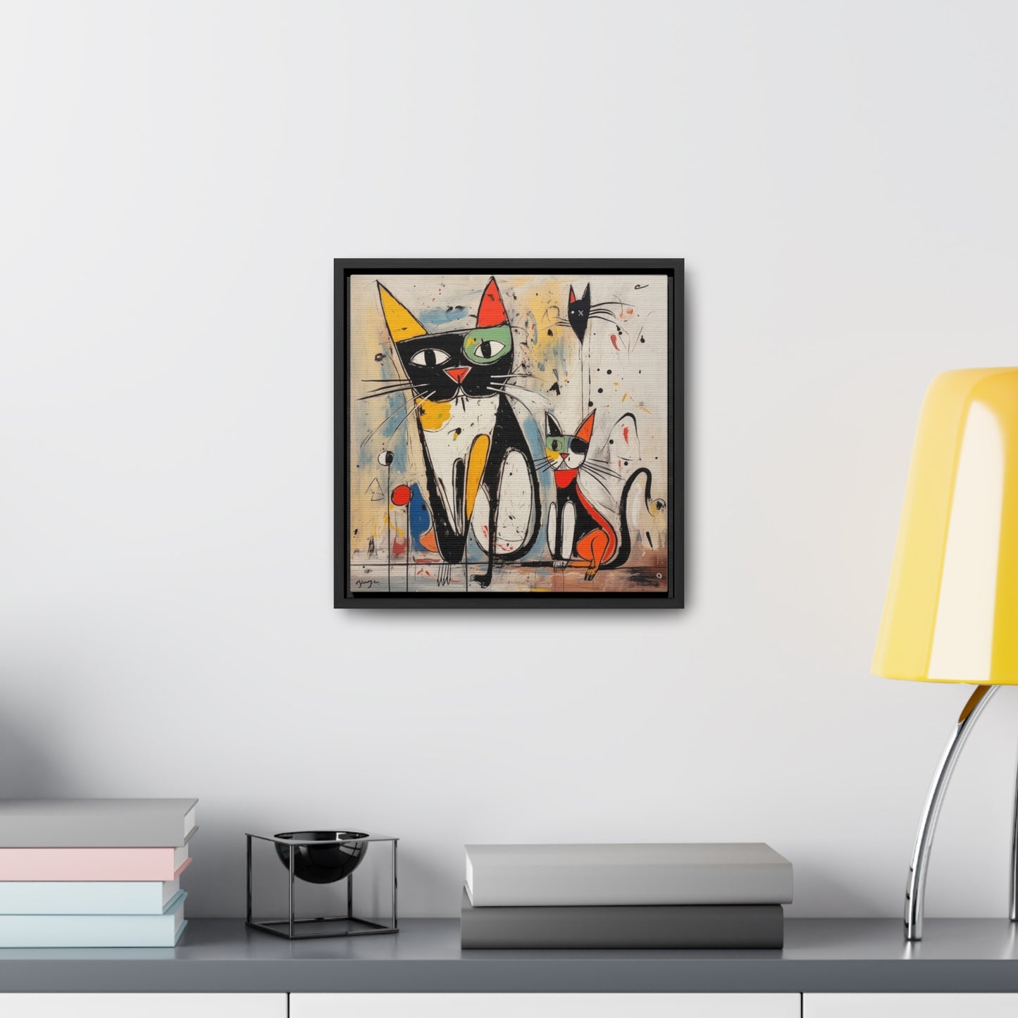 Cat 41, Gallery Canvas Wraps, Square Frame