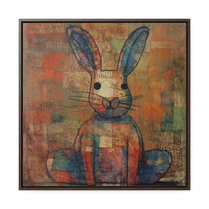 Rabbit 24, Gallery Canvas Wraps, Square Frame