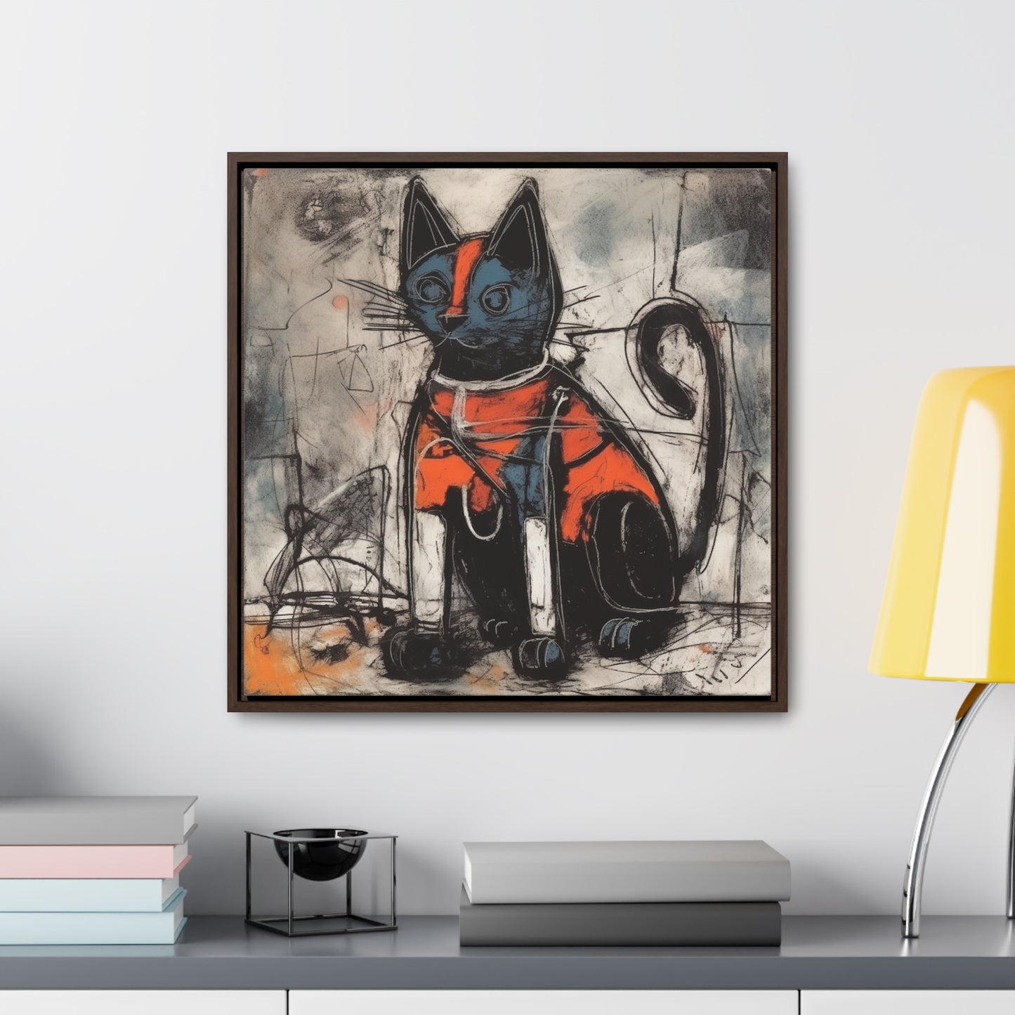 Cat 27, Gallery Canvas Wraps, Square Frame