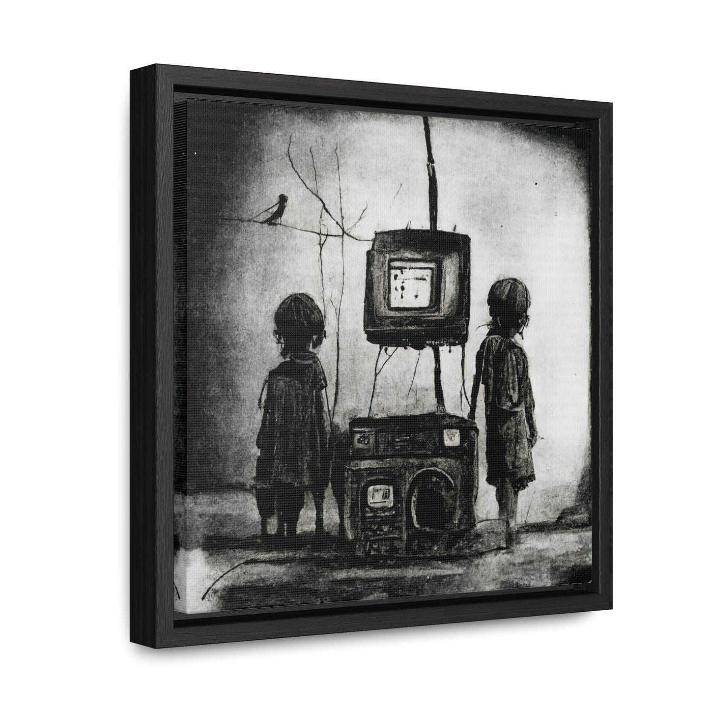 Childhood Wave 8, Valentinii, Gallery Canvas Wraps, Square Frame