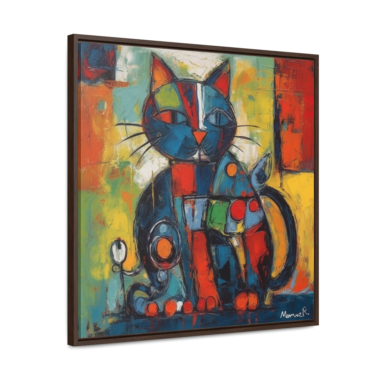 Cat 70, Gallery Canvas Wraps, Square Frame