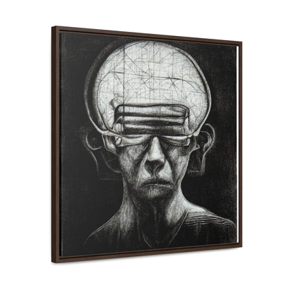 Brain 13, Valentinii, Gallery Canvas Wraps, Square Frame