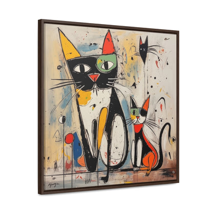 Cat 41, Gallery Canvas Wraps, Square Frame