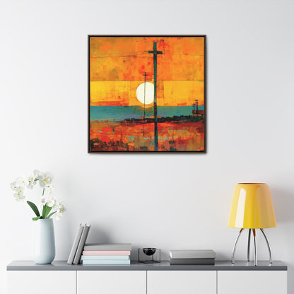 Land of the Sun 59, Valentinii, Gallery Canvas Wraps, Square Frame