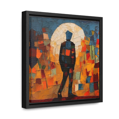 Sad Man 16, Gallery Canvas Wraps, Square Frame