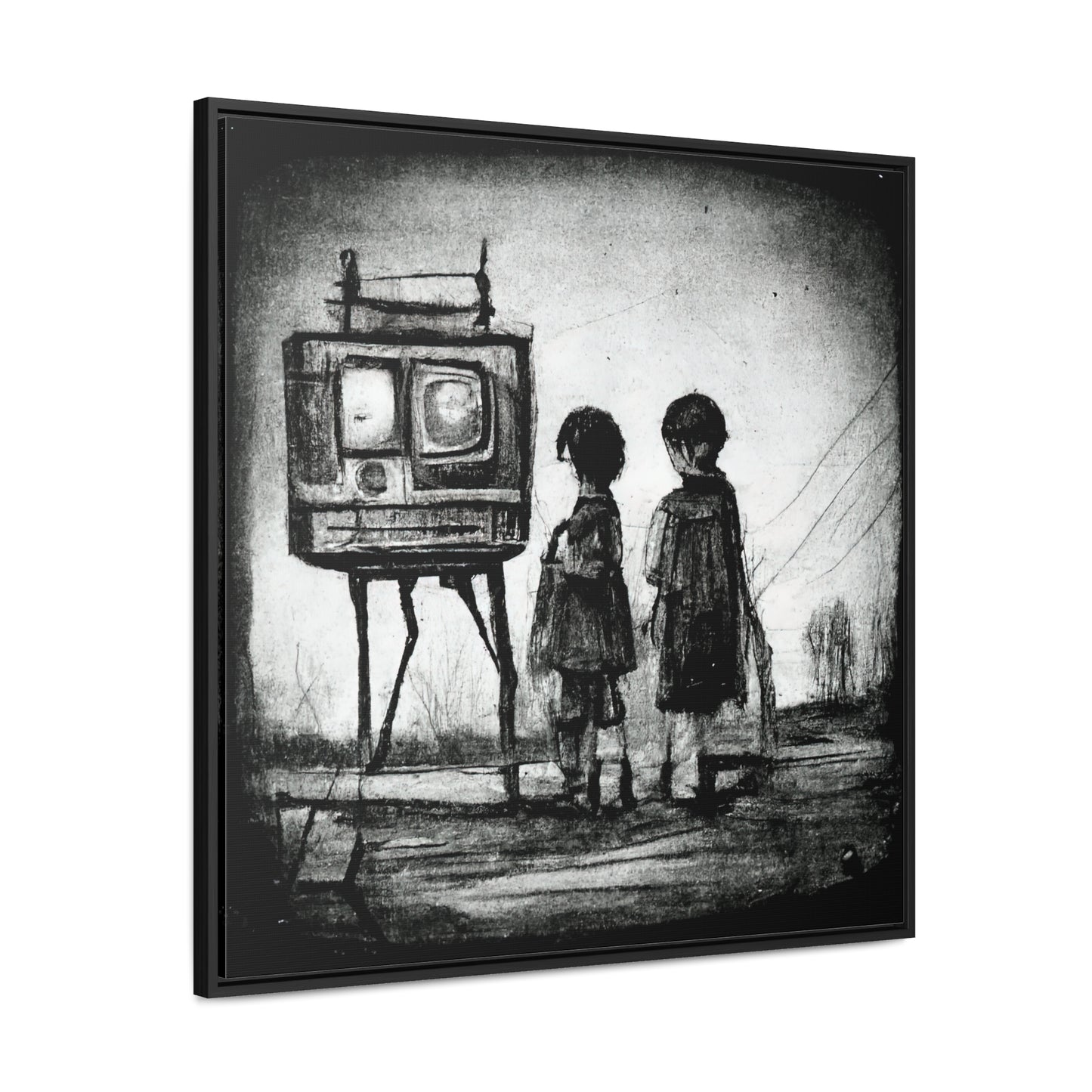 Childhood Wave 7, Valentinii, Gallery Canvas Wraps, Square Frame