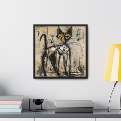 Cat 51, Gallery Canvas Wraps, Square Frame