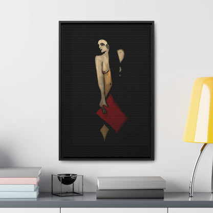 The Shadow Woman, Original Eduard Pavel, Gallery Canvas Wraps, Vertical Frame