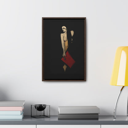 The Shadow Woman, Original Eduard Pavel, Gallery Canvas Wraps, Vertical Frame