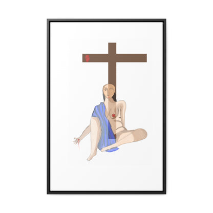 Cross, Original Eduard Pavel, Gallery Canvas Wraps, Vertical Frame