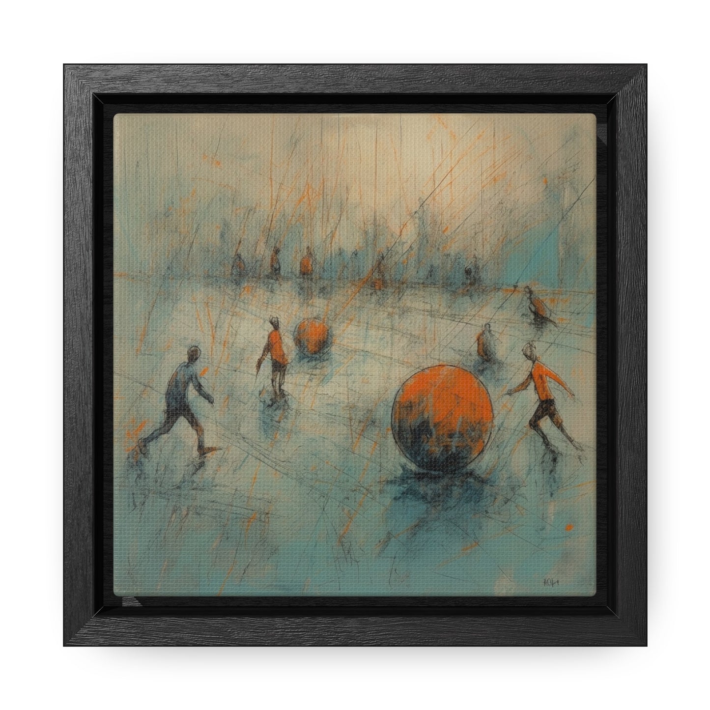 Childhood 28, Gallery Canvas Wraps, Square Frame