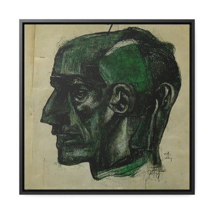 Heads 6, Valentinii, Gallery Canvas Wraps, Square Frame