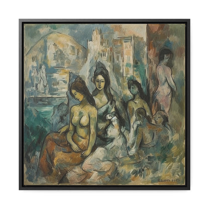 Women 9, Valentinii, Gallery Canvas Wraps, Square Frame