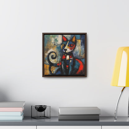 Cat 68, Gallery Canvas Wraps, Square Frame