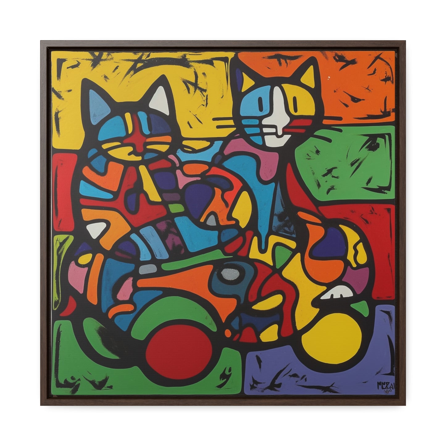 Cat 145, Gallery Canvas Wraps, Square Frame