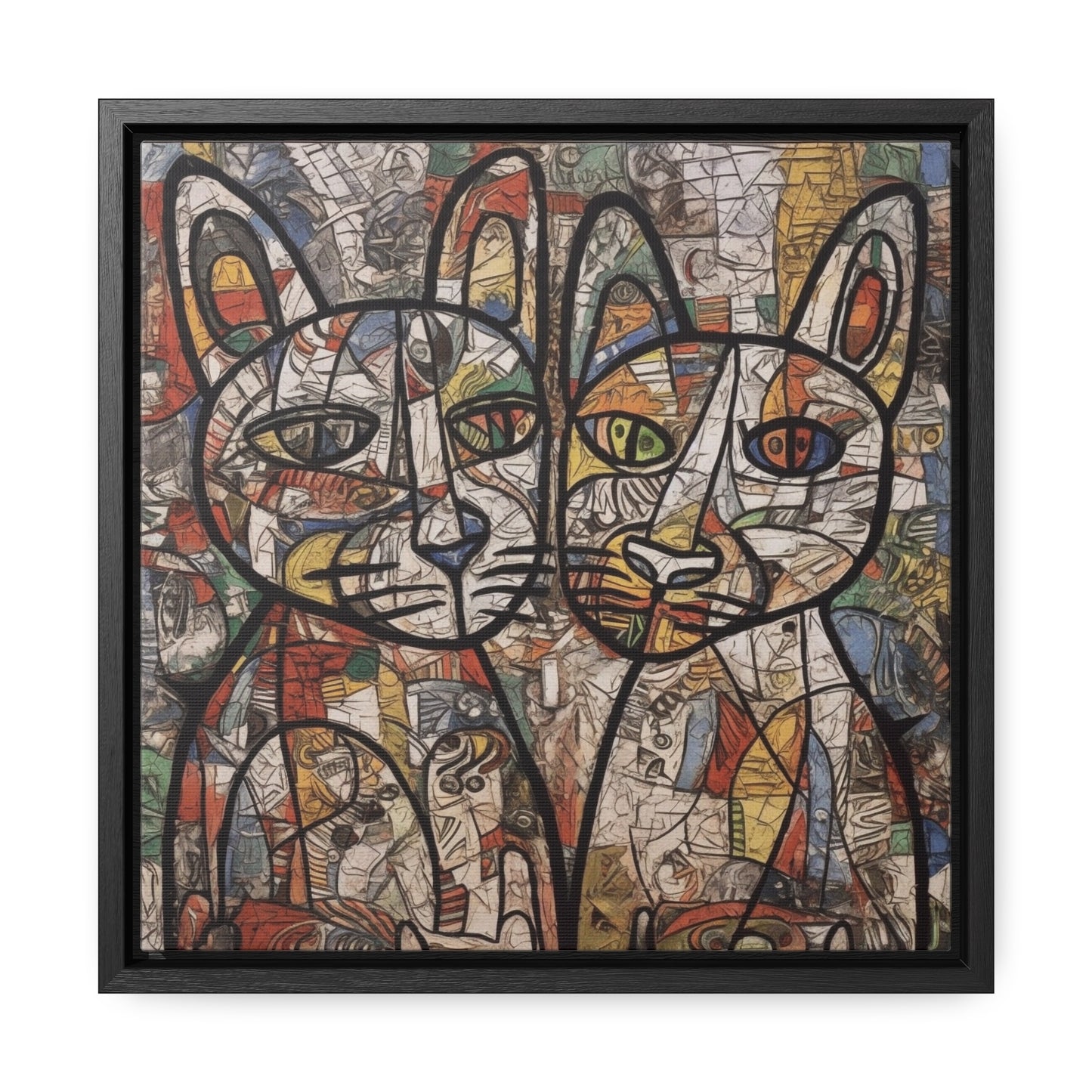Cat 2, Gallery Canvas Wraps, Square Frame