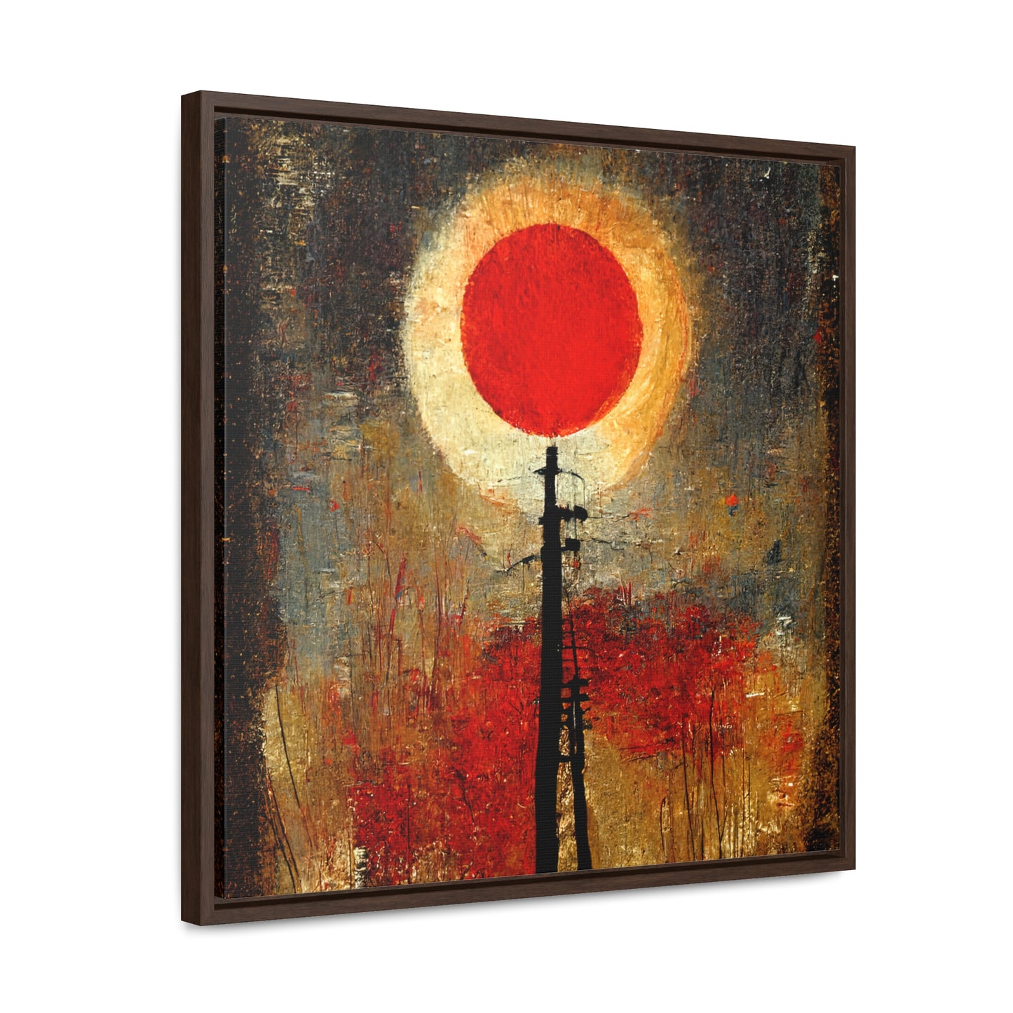 Land of the Sun 11, Valentinii, Gallery Canvas Wraps, Square Frame