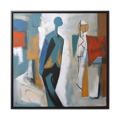 Sad Man 28, Valentinii, Gallery Canvas Wraps, Square Frame