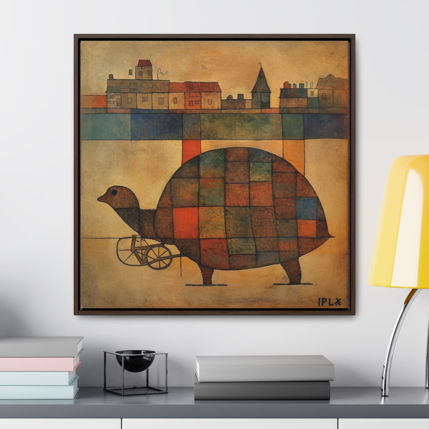 Turtle 17, Gallery Canvas Wraps, Square Frame