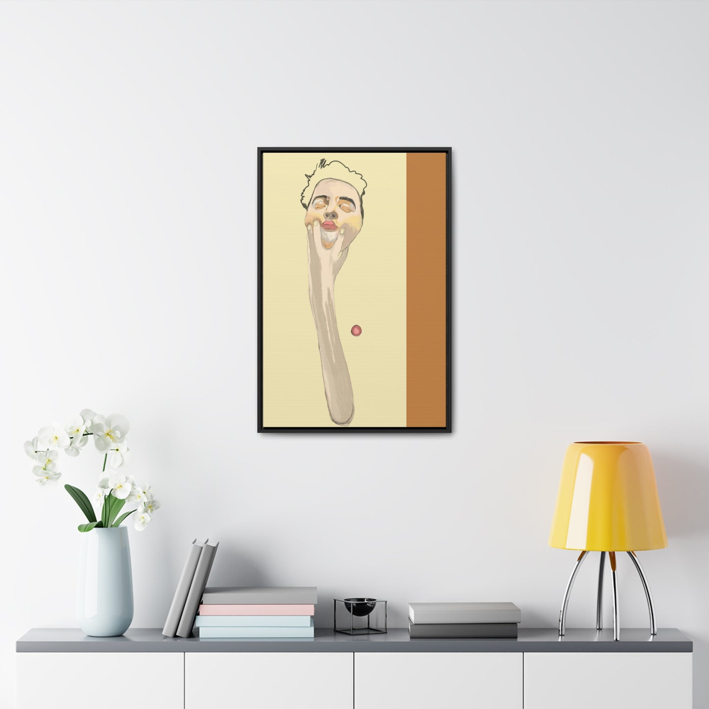 The posture of ecstasy, Original Eduard Pavel, Gallery Canvas Wraps, Vertical Frame