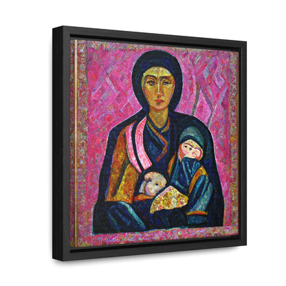 Mary and the Child 17, Valentinii, Gallery Canvas Wraps, Square Frame