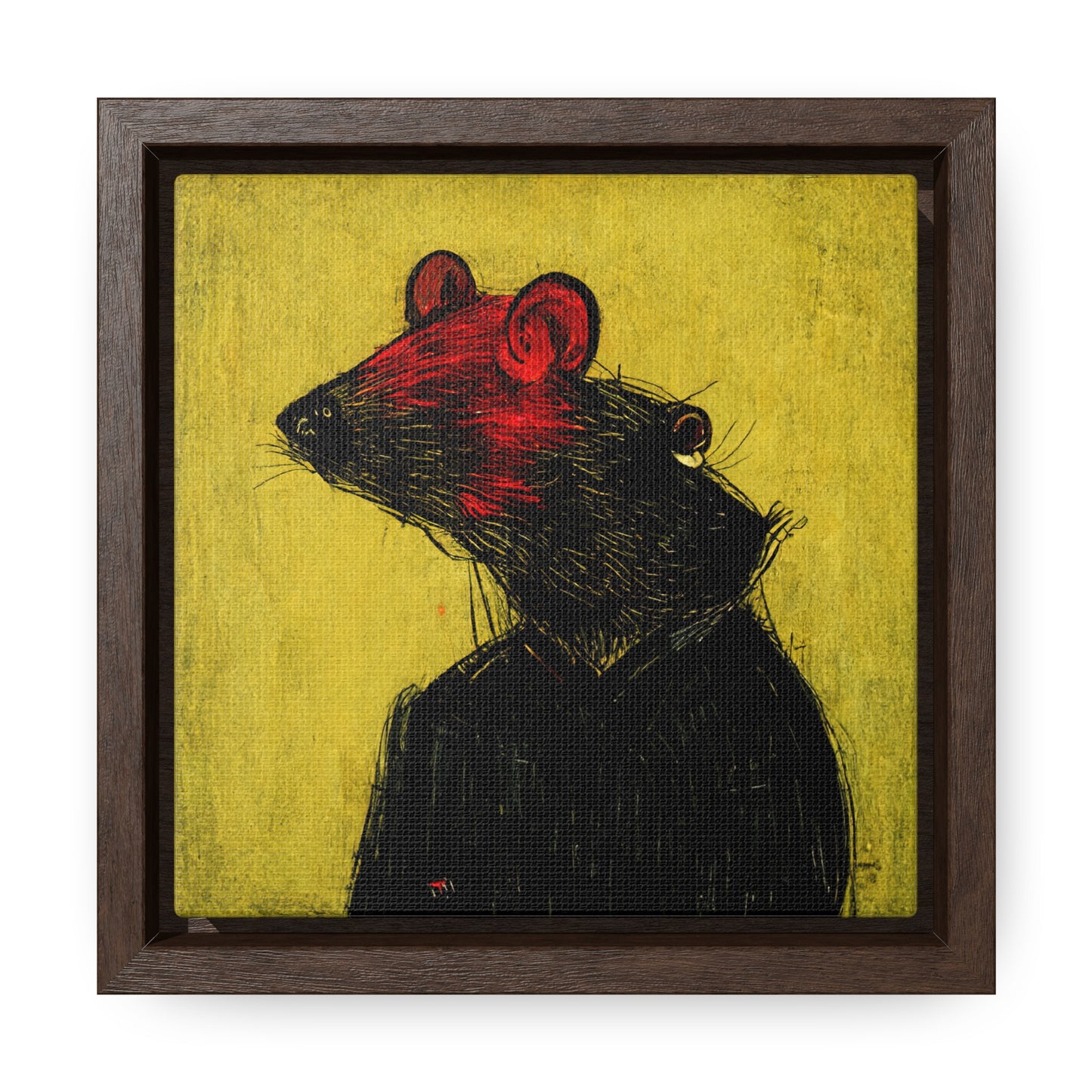 Urban Rat 4, Valentinii, Gallery Canvas Wraps, Square Frame