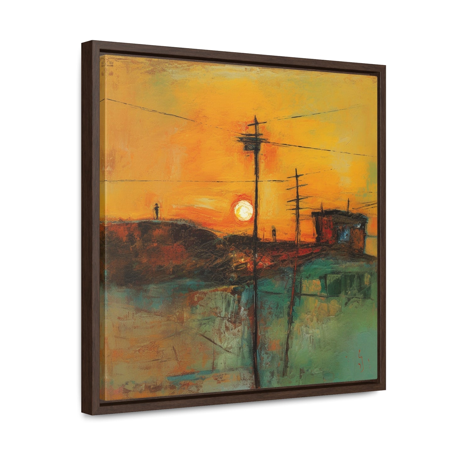 Land of the Sun 54, Valentinii, Gallery Canvas Wraps, Square Frame