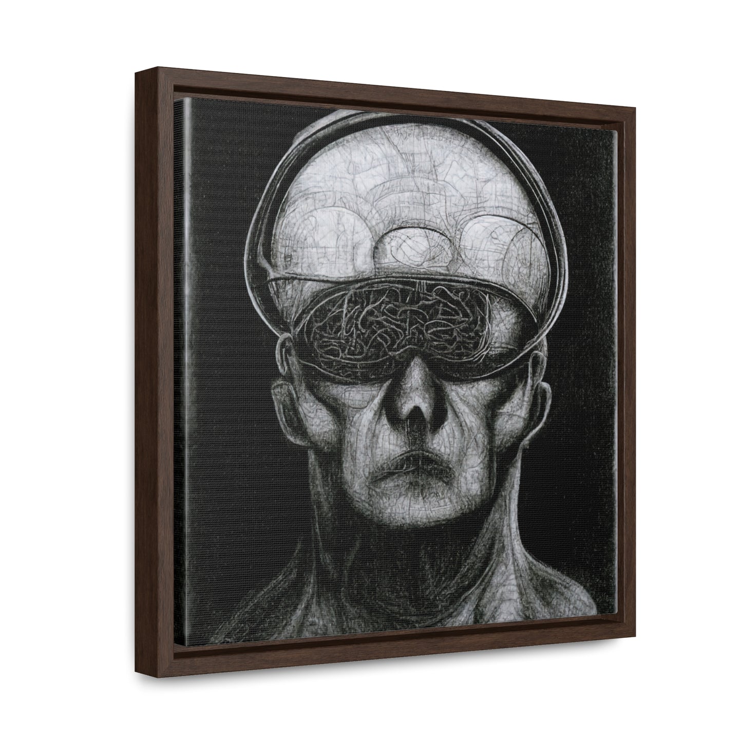 Brain 30, Valentinii, Gallery Canvas Wraps, Square Frame