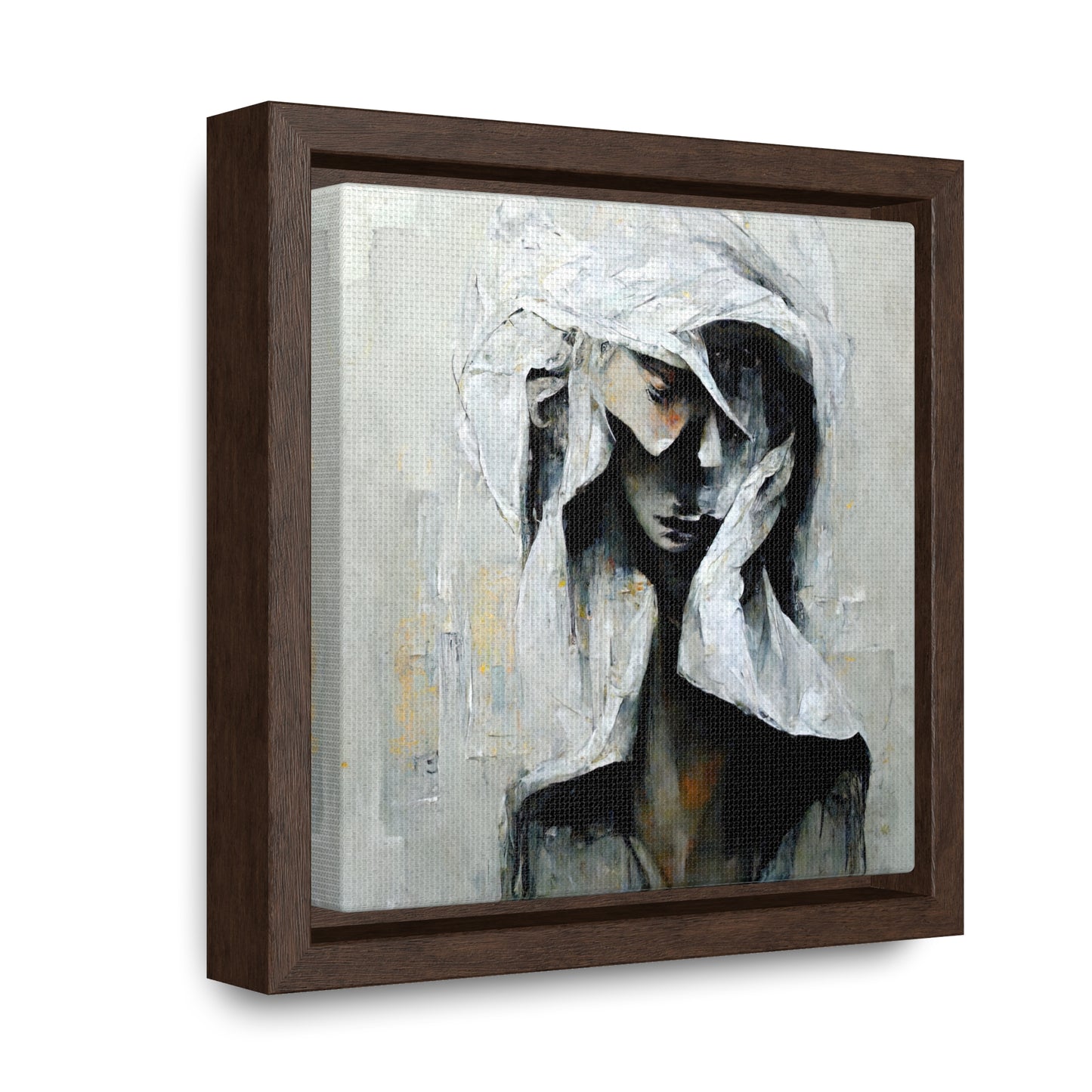 Forgotten face 3, Valentinii, Gallery Canvas Wraps, Square Frame