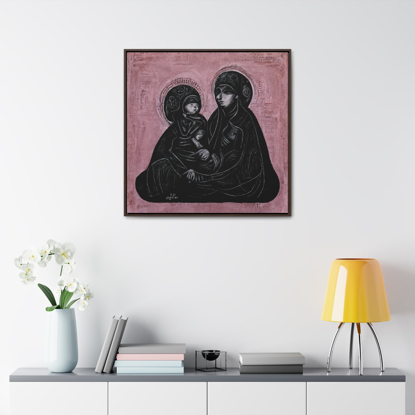 Mary and the Child 7, Valentinii, Gallery Canvas Wraps, Square Frame