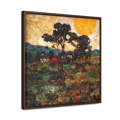 Land of the Sun 45, Valentinii, Gallery Canvas Wraps, Square Frame