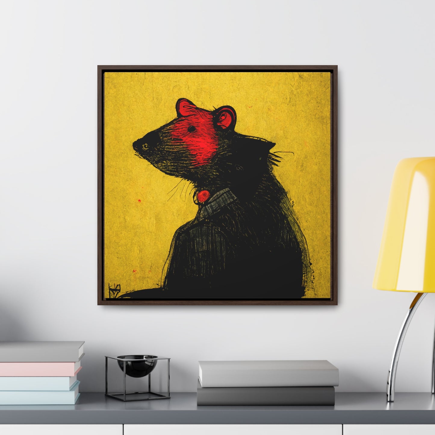 Urban Rat 3, Valentinii, Gallery Canvas Wraps, Square Frame