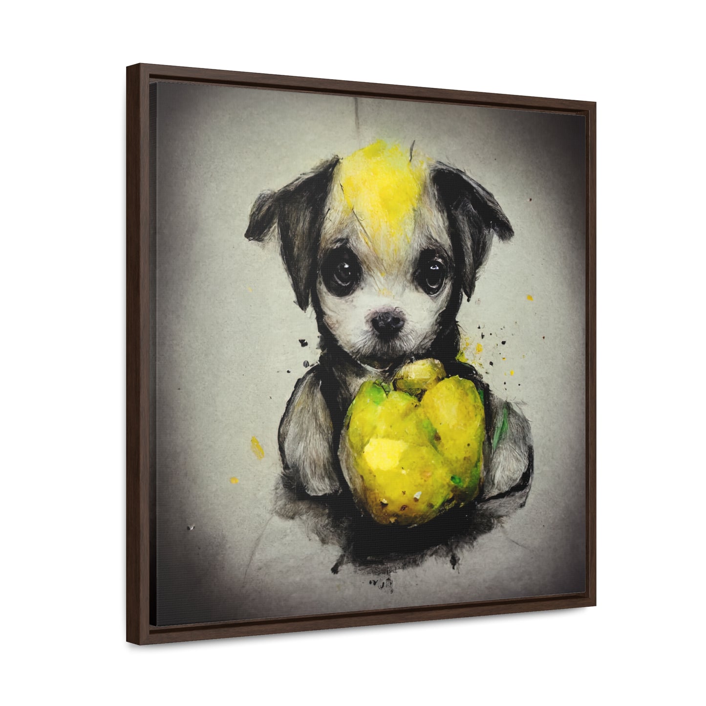 Dogs and Puppies 2, Valentinii, Gallery Canvas Wraps, Square Frame