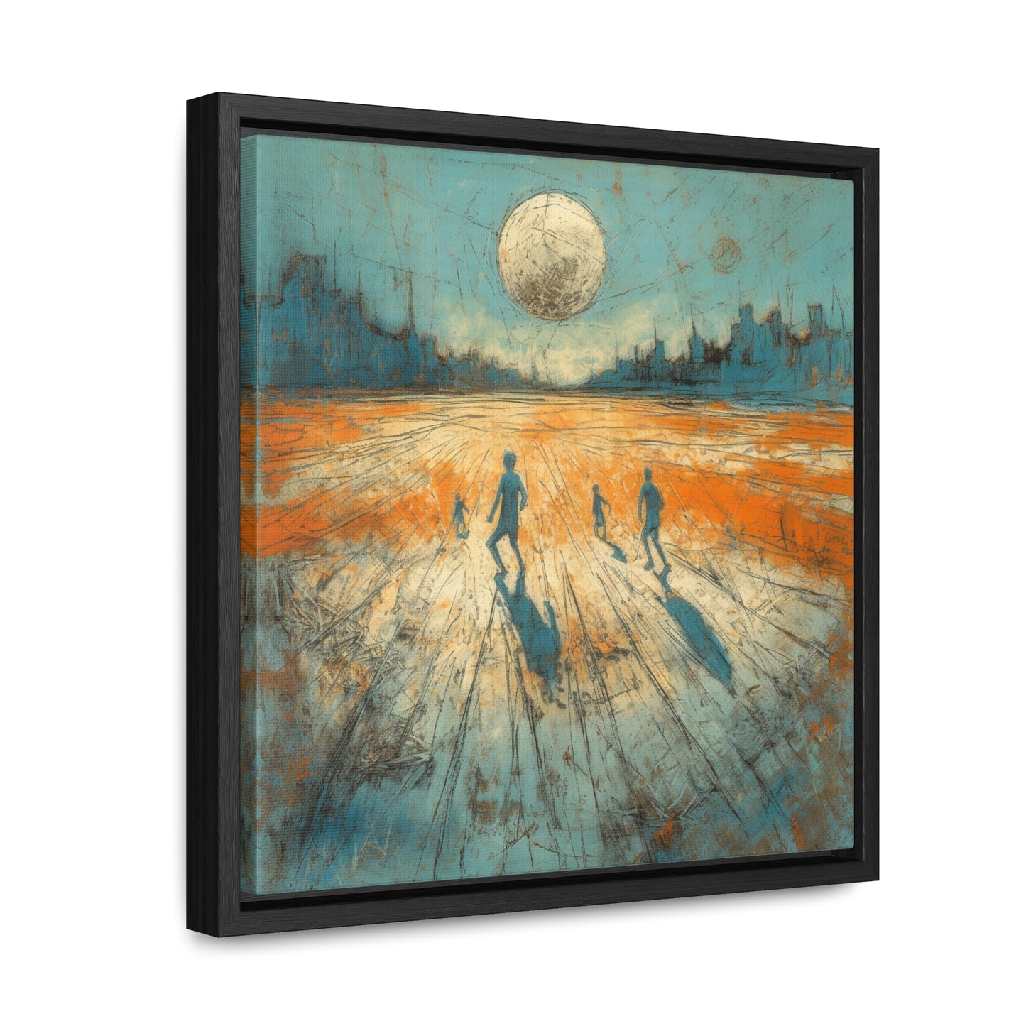 Childhood 18, Gallery Canvas Wraps, Square Frame