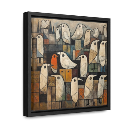 Bird 12, Gallery Canvas Wraps, Square Frame