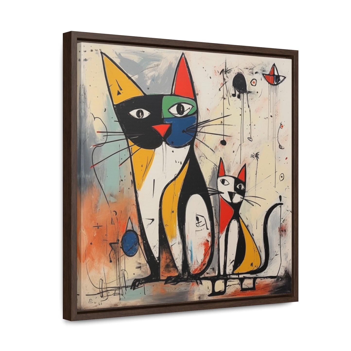 Cat 40, Gallery Canvas Wraps, Square Frame