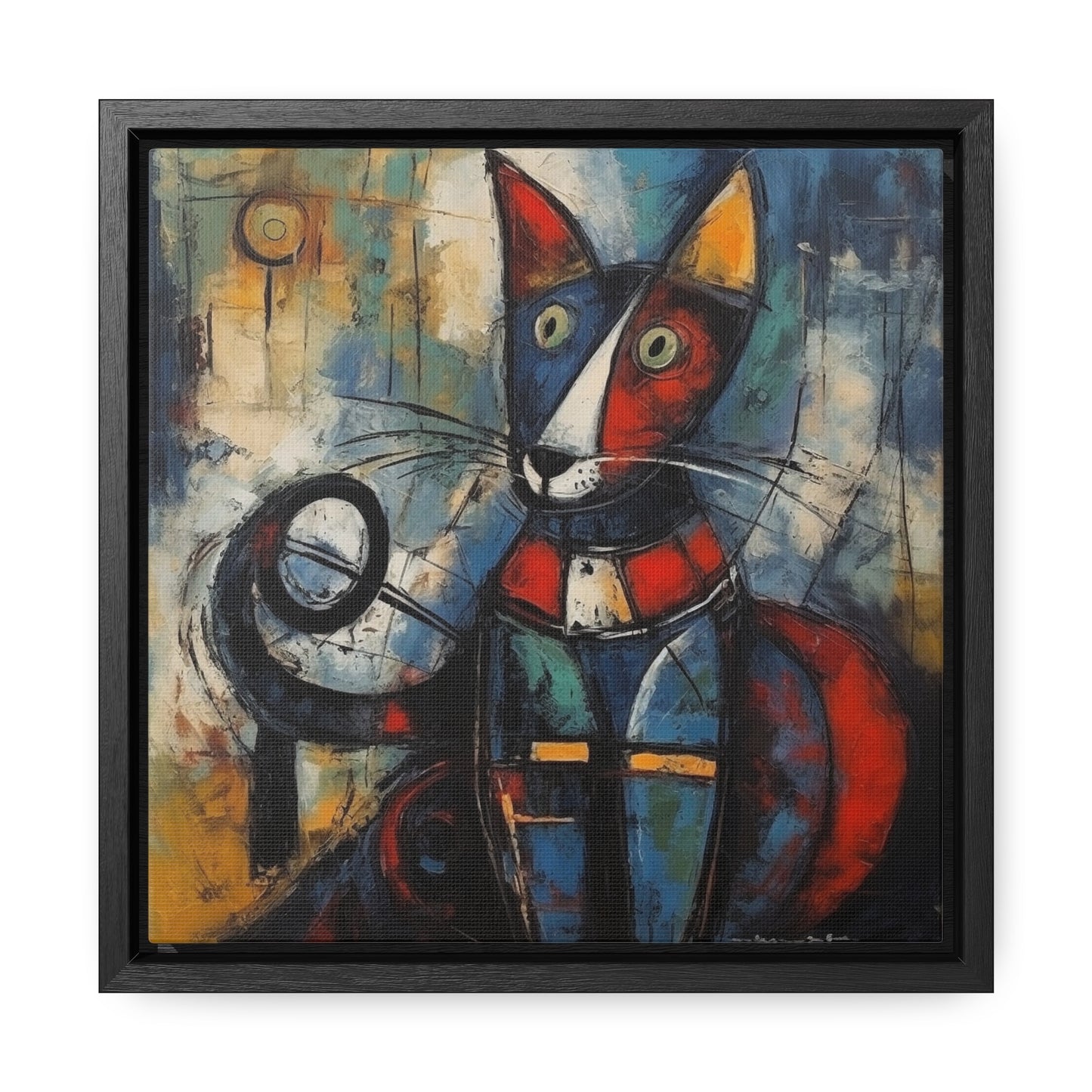 Cat 96, Gallery Canvas Wraps, Square Frame