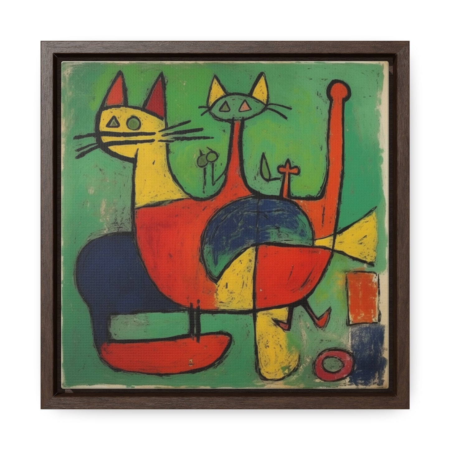 Cat 148, Gallery Canvas Wraps, Square Frame